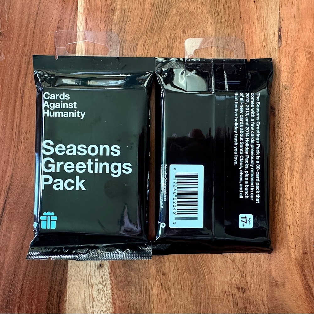 Cards Against Humanity Seasons Greetings Pack